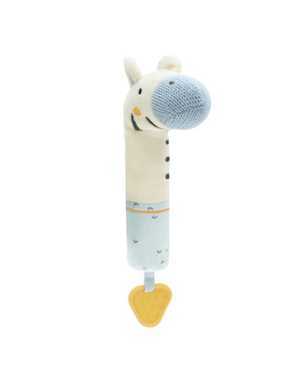 Играчка пискун с гризалка Stripy Friendsin stock