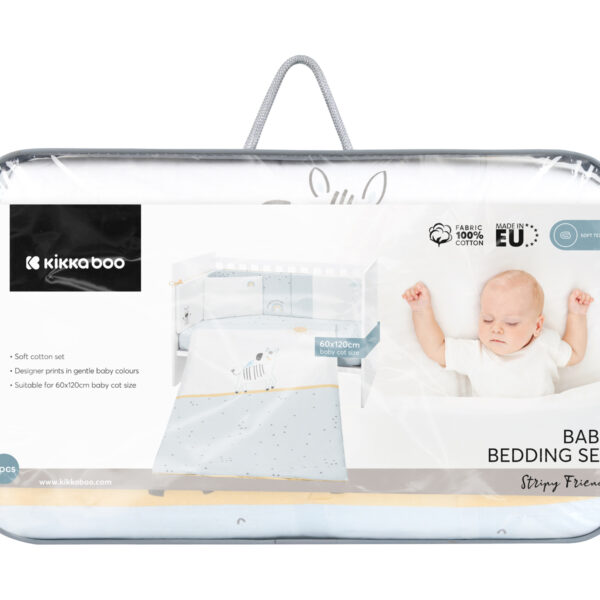 Бебешки спален комплект 2 части EU style 60/120 Stripy Friendsin stock