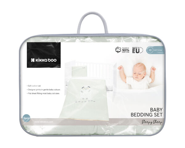 Бебешки спален комплект 5 части Sleepy Sheepin stock