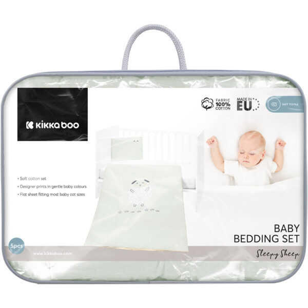 Бебешки спален комплект 5 части Sleepy Sheepin stock