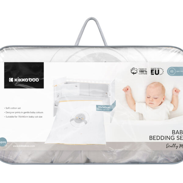 Бебешки спален комплект 6 части 70/140 Seally Mein stock