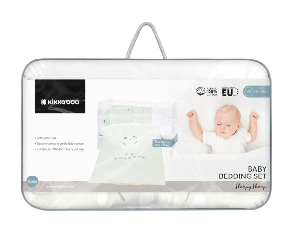 Бебешки спален комплект 6 части 70/140 Sleepy Sheepin stock