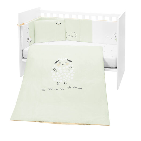 Бебешки спален комплект 6 части 60/120 Sleepy Sheepin stock