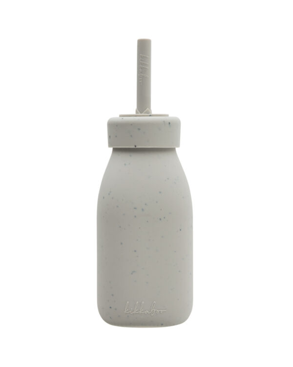 Шише със сламка Platinum Silicone Sandin stock