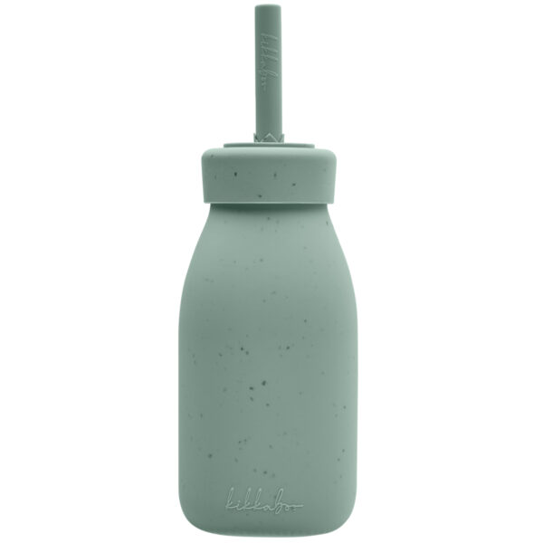 Шише със сламка Platinum Silicone Sagein stock