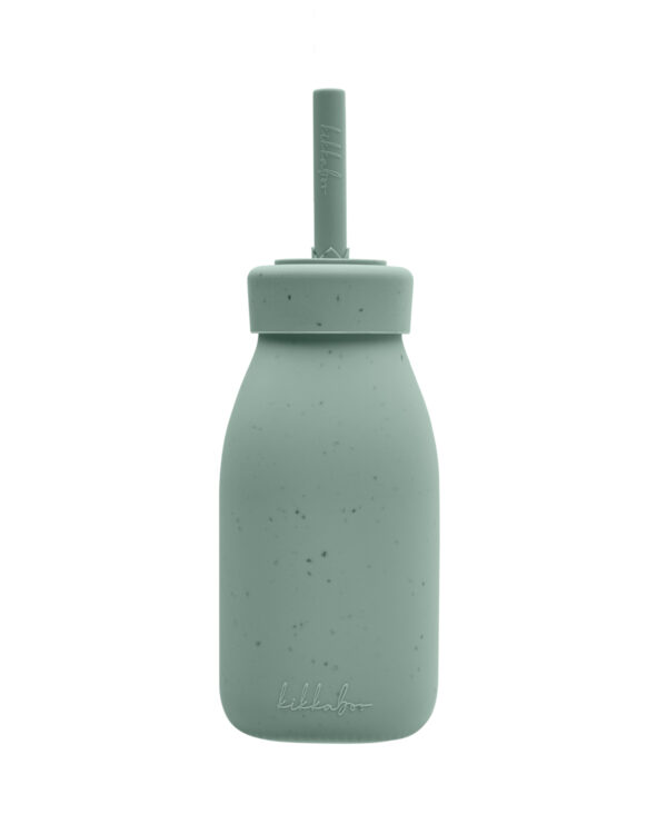 Шише със сламка Platinum Silicone Sagein stock