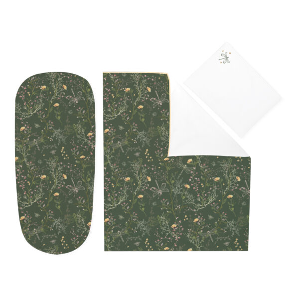 Бебешки спален комплект за количка 6 части Secret Garden Greenin stock