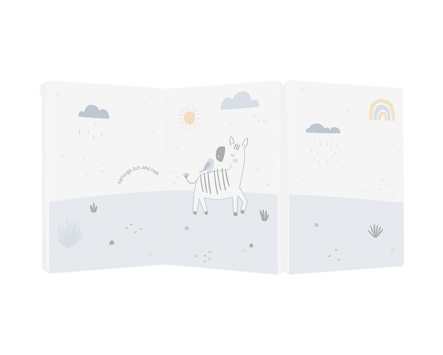 Сгъваем матрак 60/120/5 cm Stripy Friendsin stock