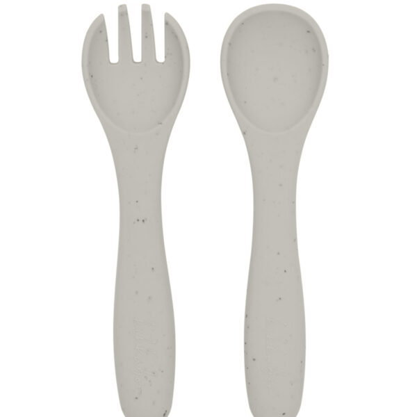 Сет вилица и лъжица Platinum Silicone Sandin stock