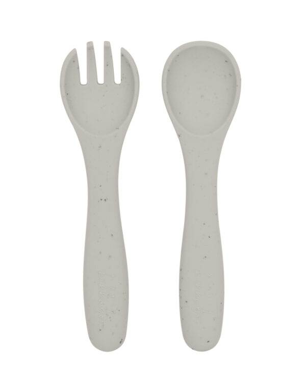 Сет вилица и лъжица Platinum Silicone Sandin stock