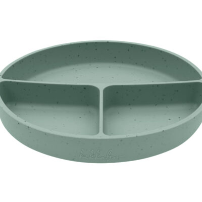 Чиния с отделения и вакуумно дъно Platinum Silicone Sagein stock