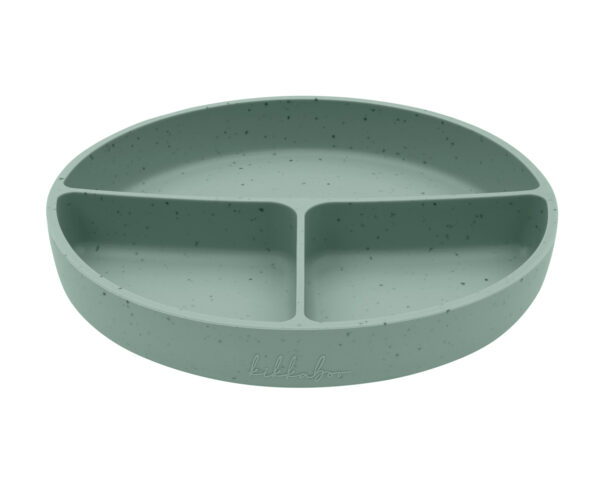 Чиния с отделения и вакуумно дъно Platinum Silicone Sagein stock