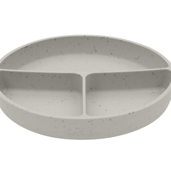 Чиния с отделения и вакуумно дъно Platinum Silicone Sandin stock