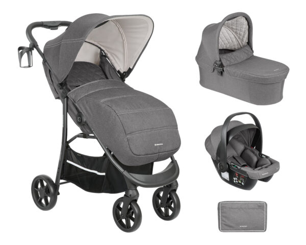 Комбинирана количка 3в1 Selina Light Grey 2024out of stock