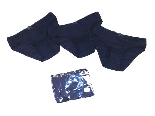 VENERA Детски едноцветни черни бикини