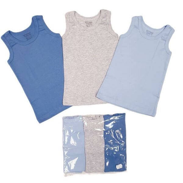 рипс едноцветен потник за момче