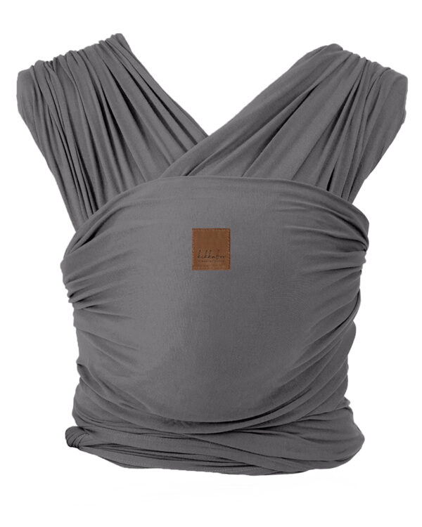 Слинг за носене на бебе Isla Dark Greyin stock