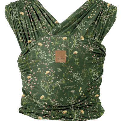 Слинг за носене на бебе Isla Garden Deep Greenin stock