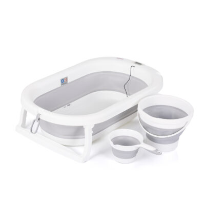 Сгъваема вана Bubble Spa 3в1/терм. -сива