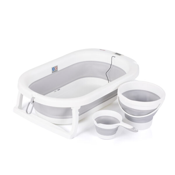 Сгъваема вана Bubble Spa 3в1/терм. -сива