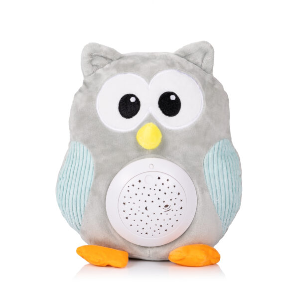 Плюш. играчка с проектор/музика "Бухалче