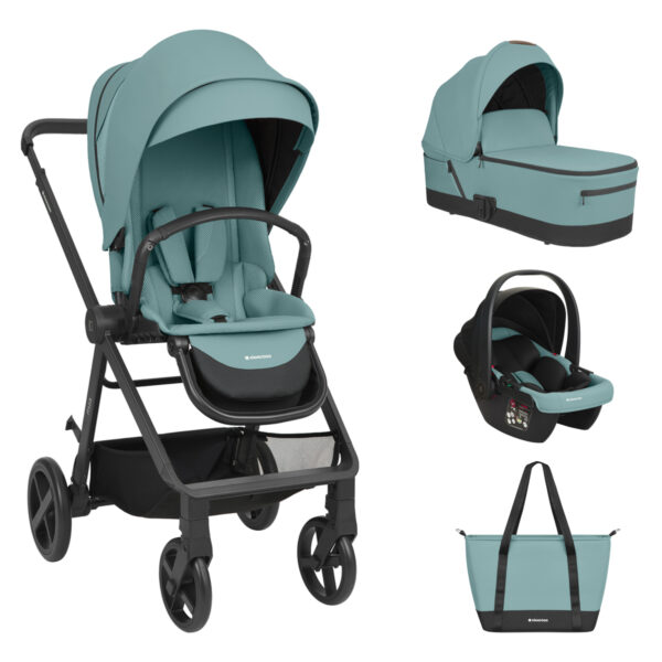 Комбинирана количка 3в1 с кош за новородено Mia Mintout of stock