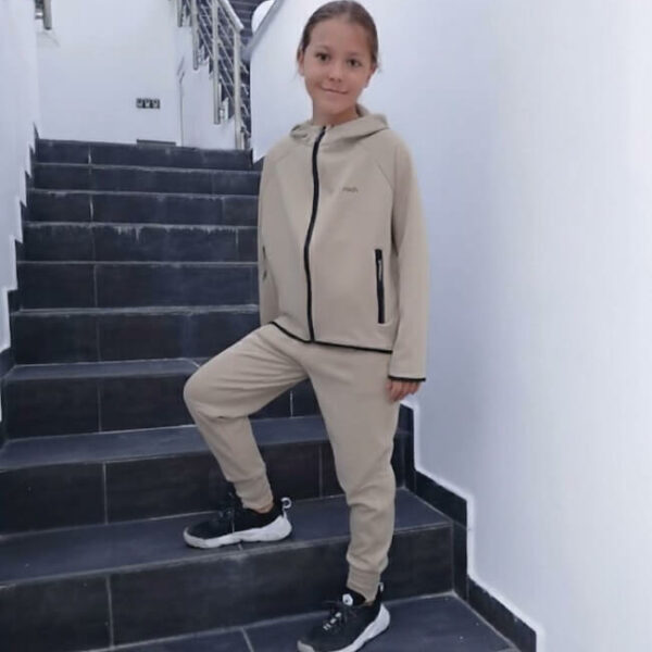 дабъл фейс комплект бежов