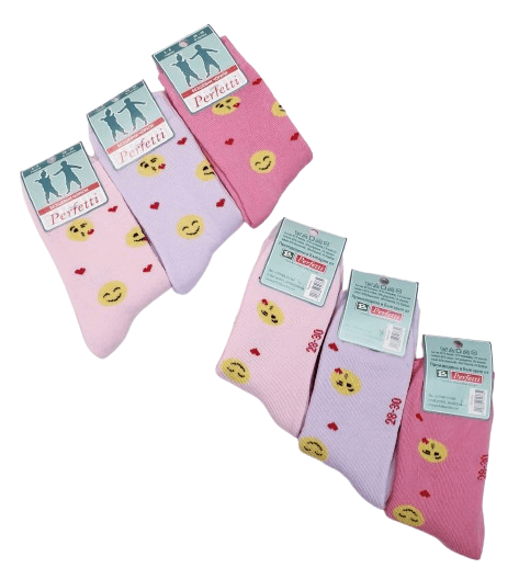 Детски термо чорапи Емотиконки Perfetti