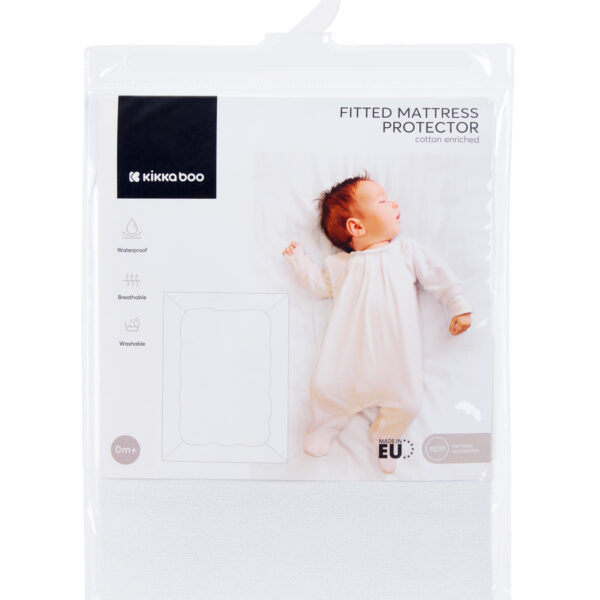 Протектор за матрак с борд - памук 80/50 см за мини кошараin stock