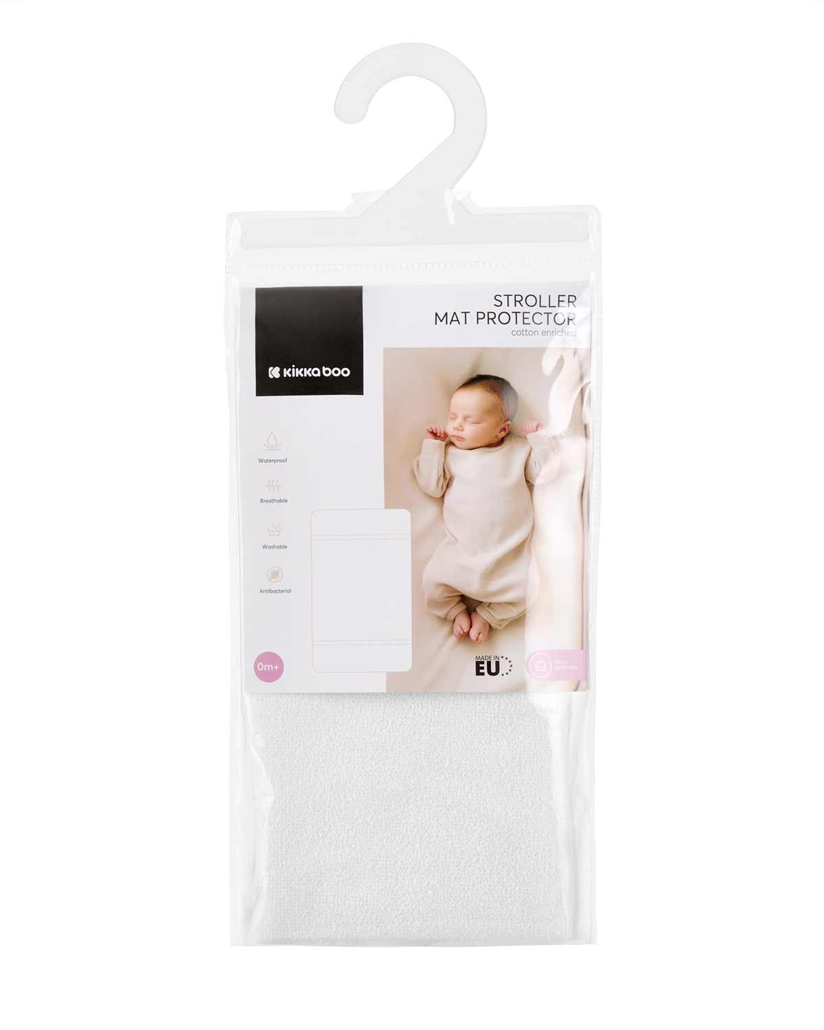 Протектор за матрак с ластик - памук 38/78 см за количкаin stock