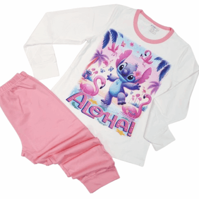 Пижама дълъг ръкав за момиче Aloha - Венера