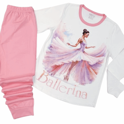 Пижама с дълъг ръкав за момиче Балерина-Венера