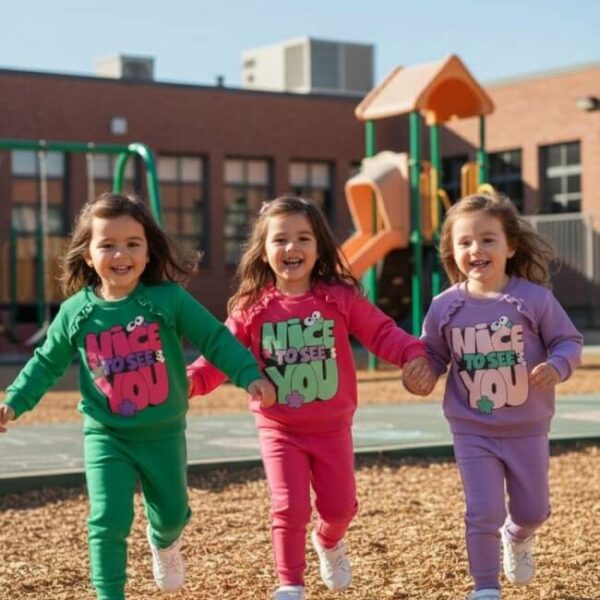 Рач комплект в ярко зелено