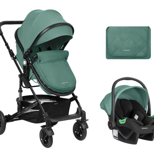 Комбинирана количка 3в1 трансф. седалка Amaia Mint 2024in stock