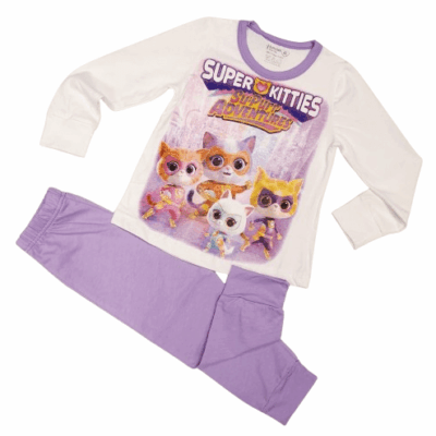 Детска пижама за момиче със супер котета-ВЕНЕРА