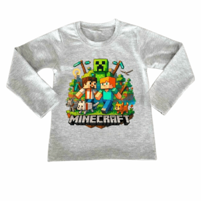 Блуза момче дълъг ръкав Minecraft