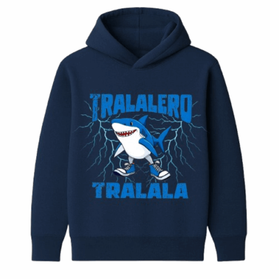 Блуза за момчета в синьо Tralalero Tralala