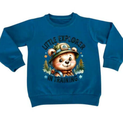 Детска блуза с дълъг ръкав за момче с Мече