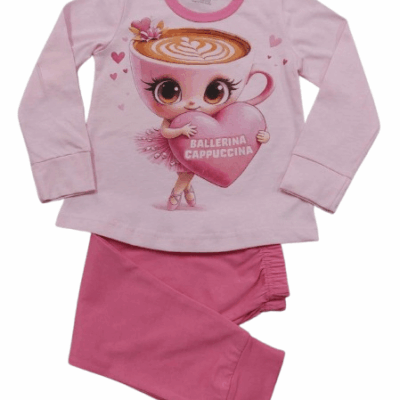Детска пижама сингъл за момиче Ballerina Cappuccina Венера