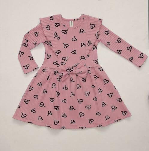 Детска рокля в цвят пепел от рози Мариела