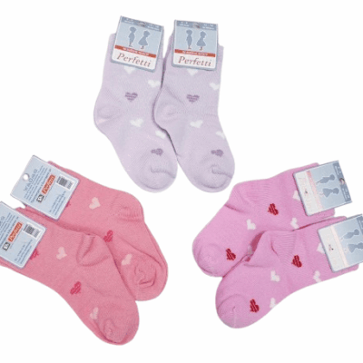 Детски чорапи момиче Сърца рае Perfetti