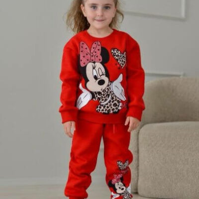 Детски комплект за момиче с дълъг ръкав Мини Маус