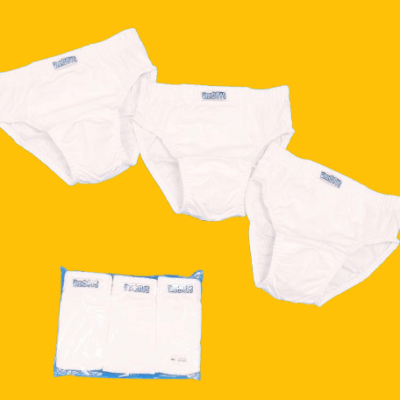 Детски слипове в бяло 3 броя - Венера