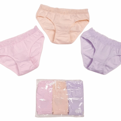 Детско бельо за момиче - бикини 3 бр. в пакет Венера