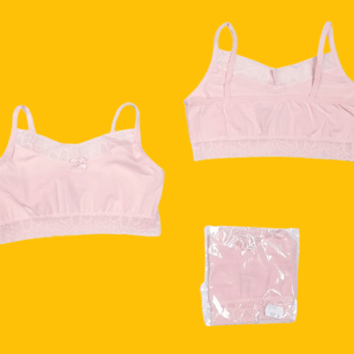 Детско бюстие в прасковен цвят Венера