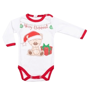 Коледно боди Merry Chritsmas с мече Светли