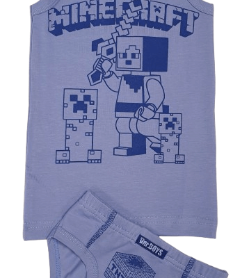 Комплект бельо за момче Minecraft Венера
