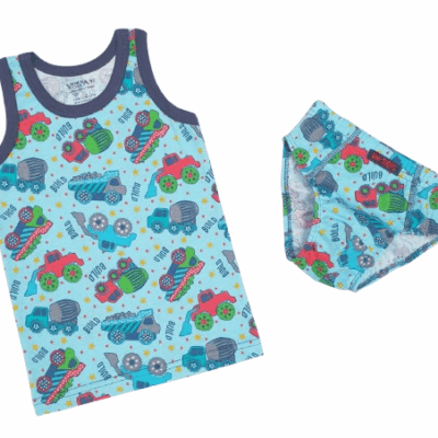 Комплект бельо за момче с камиони - Венера