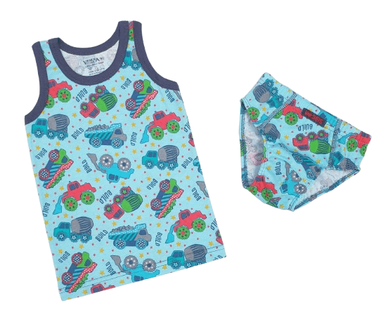 Комплект бельо за момче с камиони - Венера