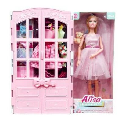 Комплект гардероб с кукла Барби и аксесоари